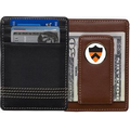 Crossover Leather Magnetic Money Clip Wallet